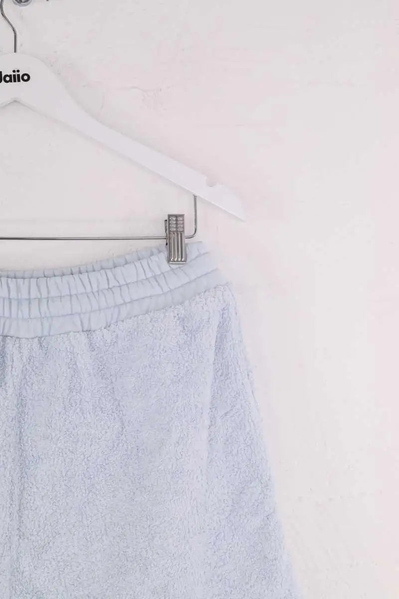 Mini short Miu Miu Bleu en Coton