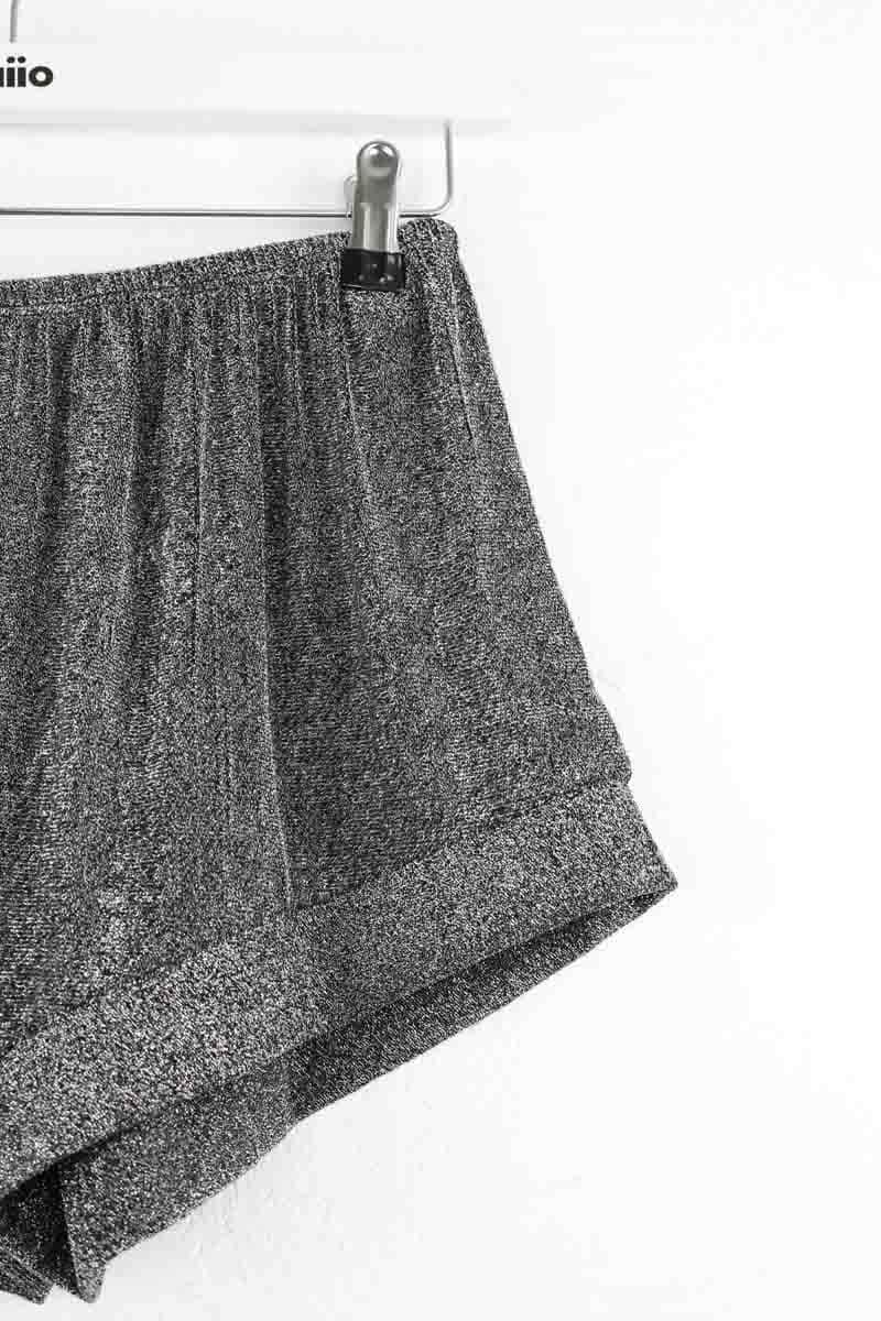 Mini short Ruta Gris en Polyester