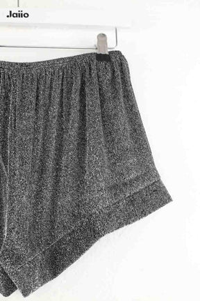 Mini short Ruta Gris en Polyester