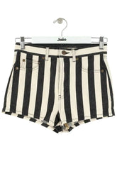 Mini short Saint Laurent Blanc en Coton, taille S - Seconde Main