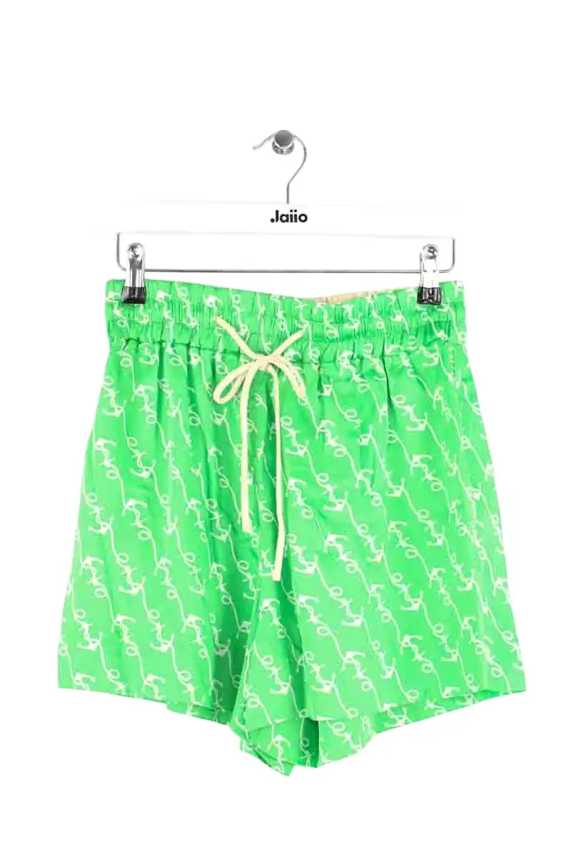 Mini short Sandro Ancre Vert en Viscose, taille S - Seconde Main