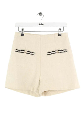 Mini short Sandro Beige en Laine, taille M - Seconde Main
