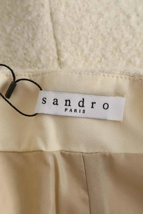 Mini short Sandro Beige en Laine