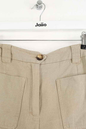Mini short Sandro Beige en Lin