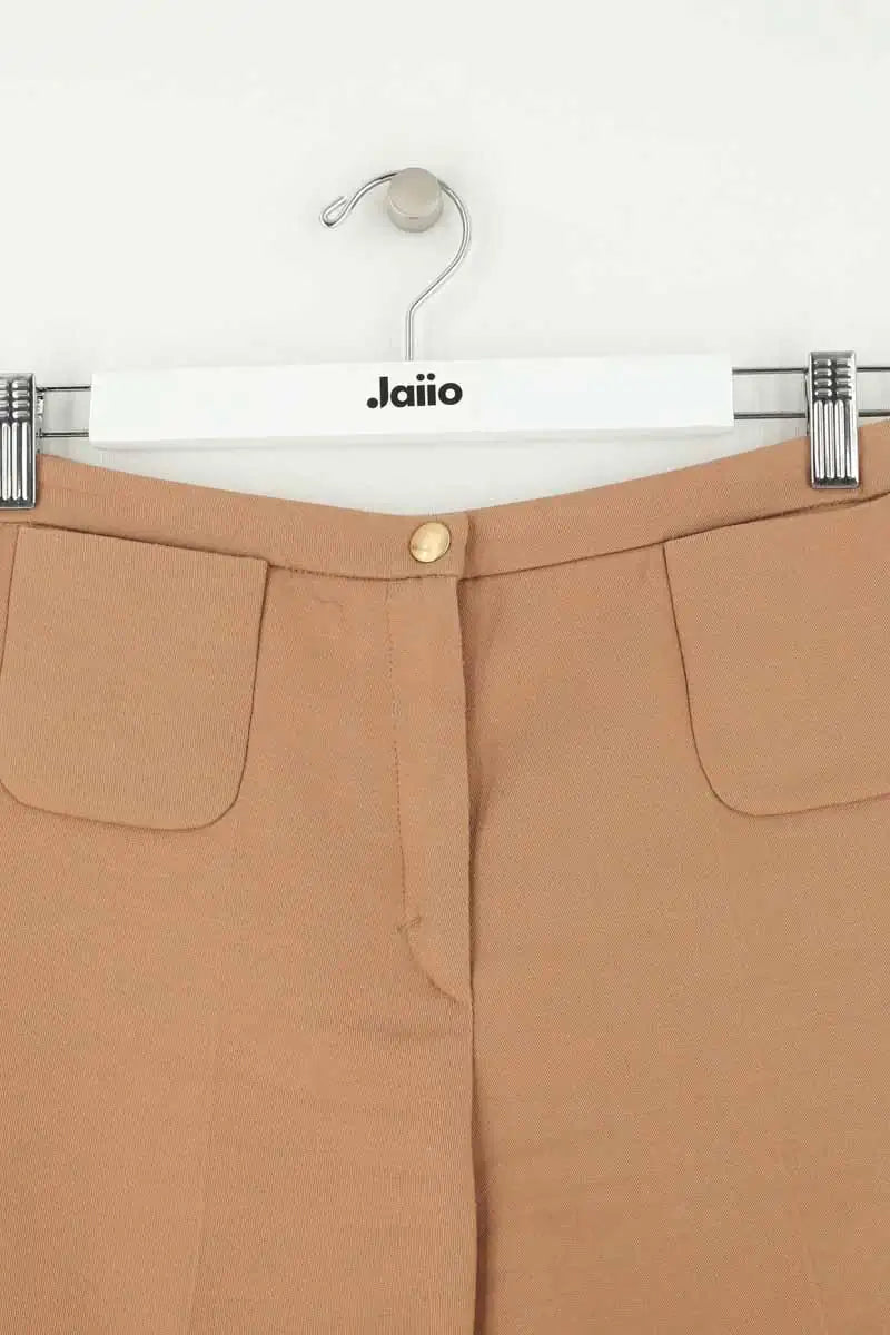 Mini short Sandro Camel en Coton