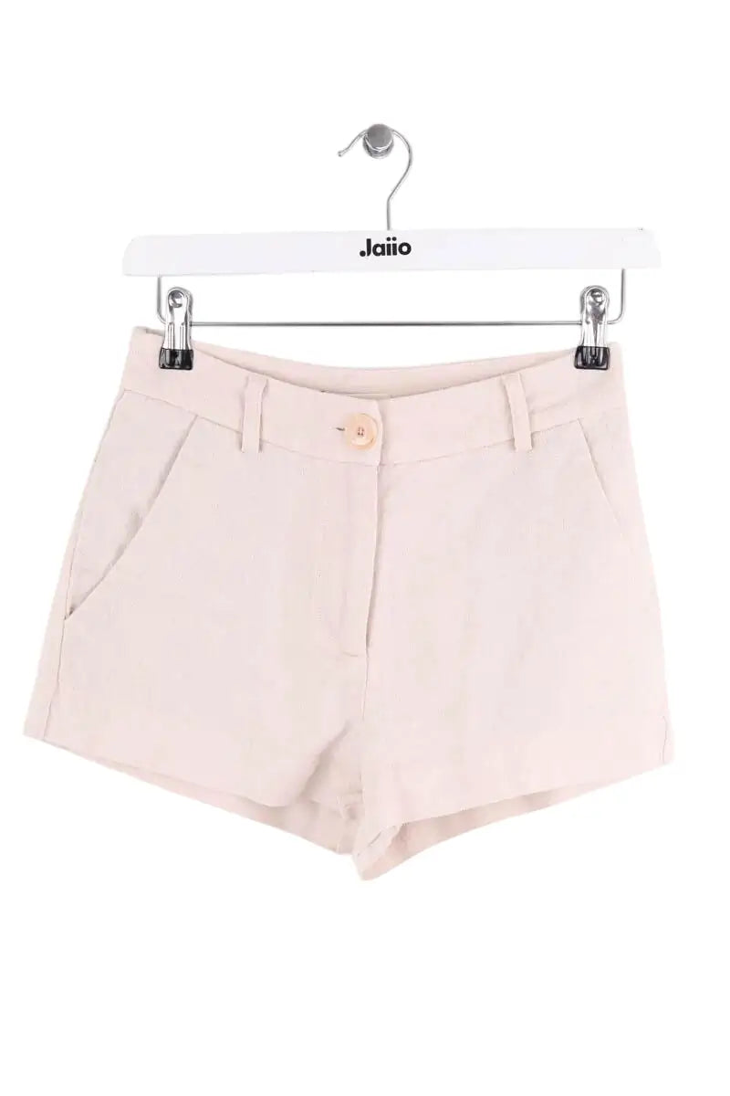 Mini short Sessun Beige en Lin, taille XS - Seconde Main