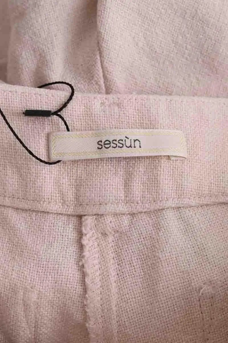 Mini short Sessun Beige en Lin