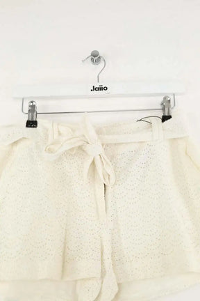 Mini short Sézane Blanc en Coton
