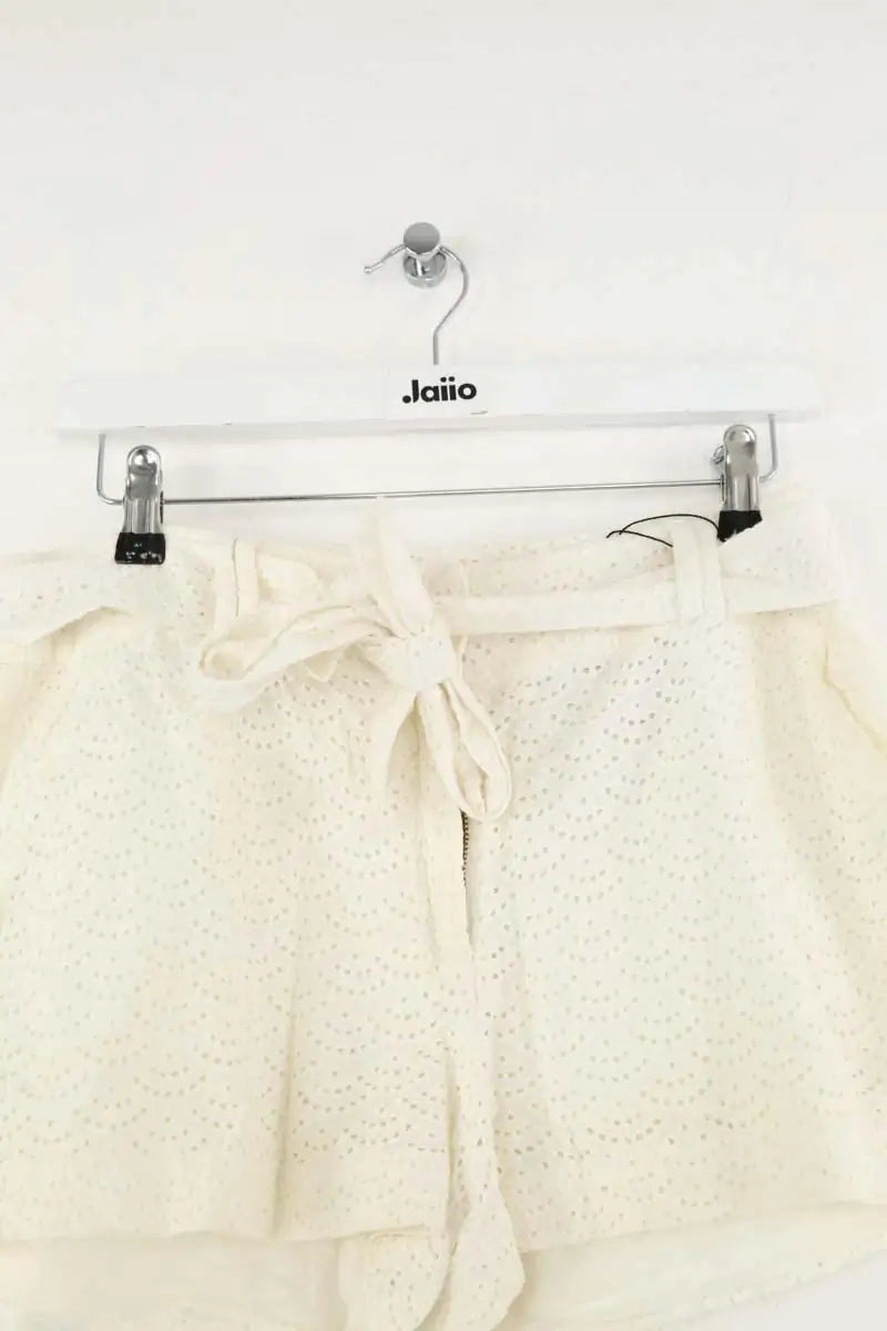 Mini short Sézane Blanc en Coton