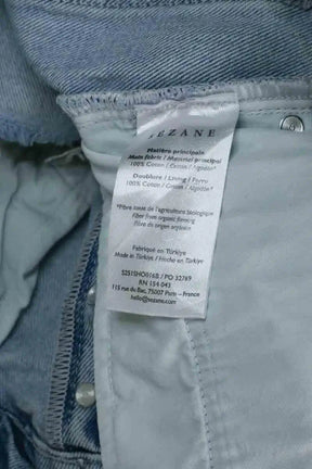 Mini short Sézane Bleu en Coton