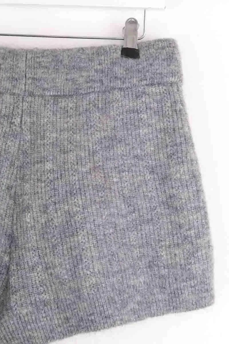 Mini short Sézane Gris en Laine