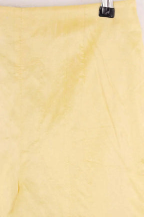 Mini short Sézane Jaune en Lin