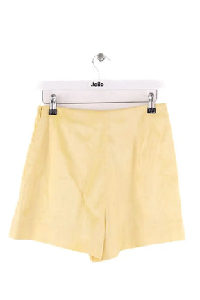 Mini short Sézane Jaune en Lin