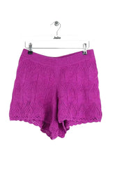 Mini short Sézane Lula Violet en Coton, taille L - Seconde Main