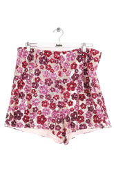 Mini short Sézane Rose en Paillettes, taille XXXL - Seconde Main