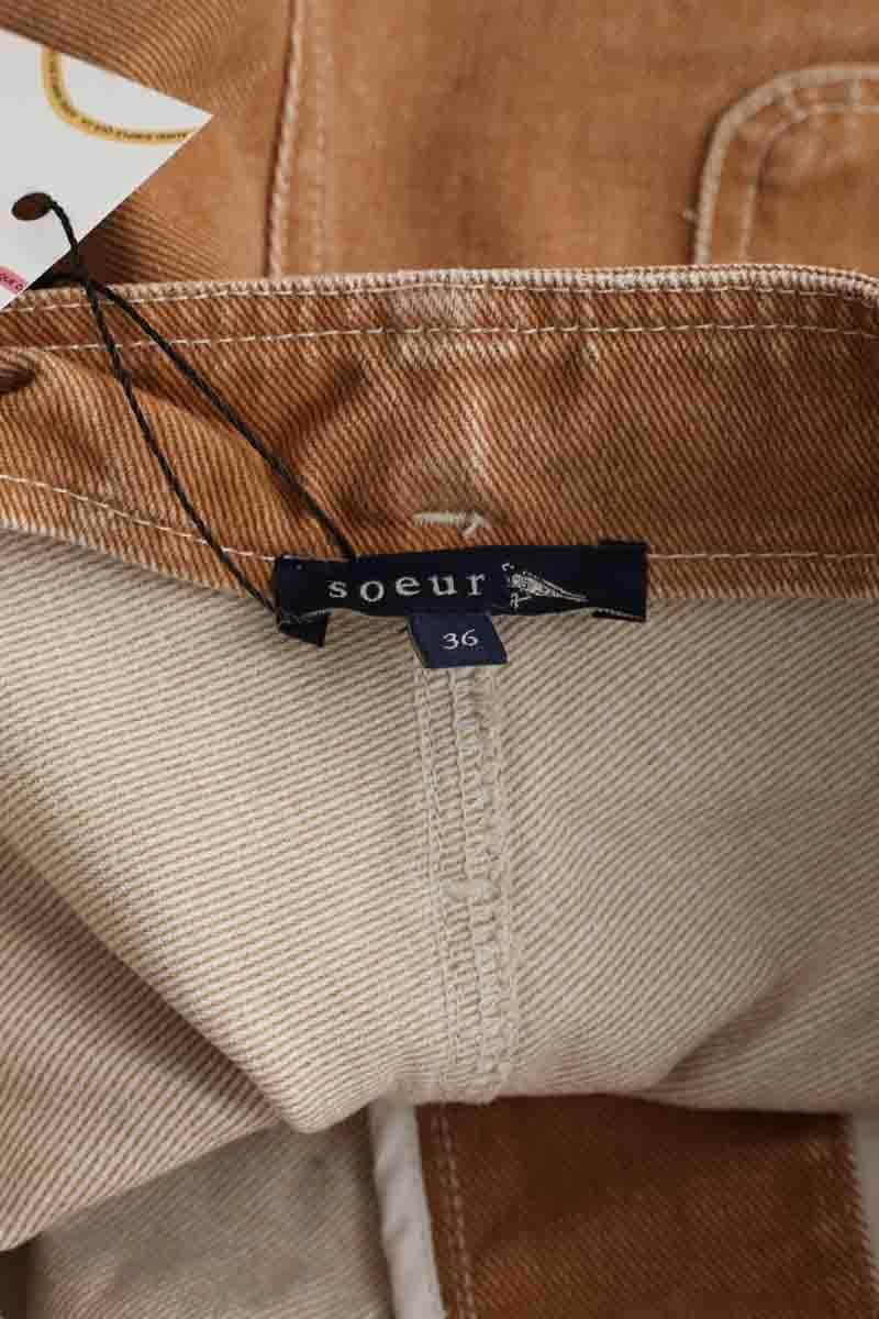 Mini short Soeur Camel en Coton
