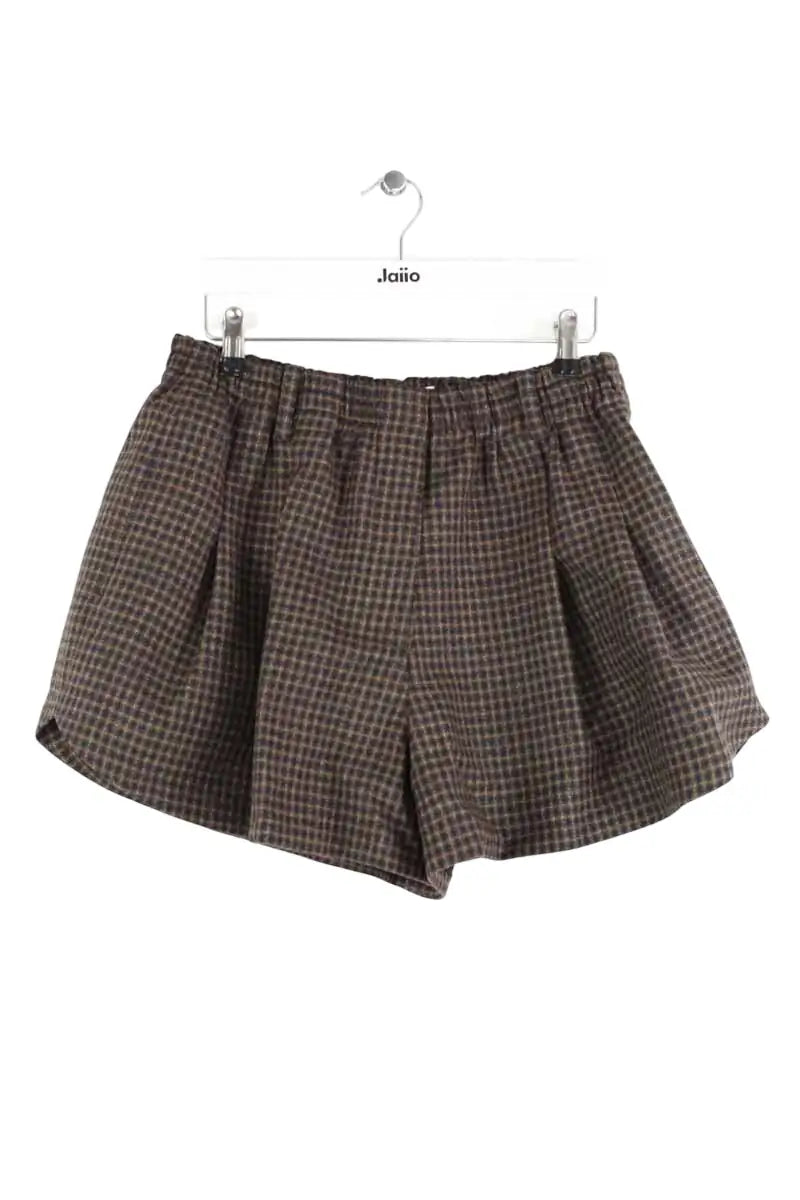 Mini short System Noir en Laine, taille S - Seconde Main