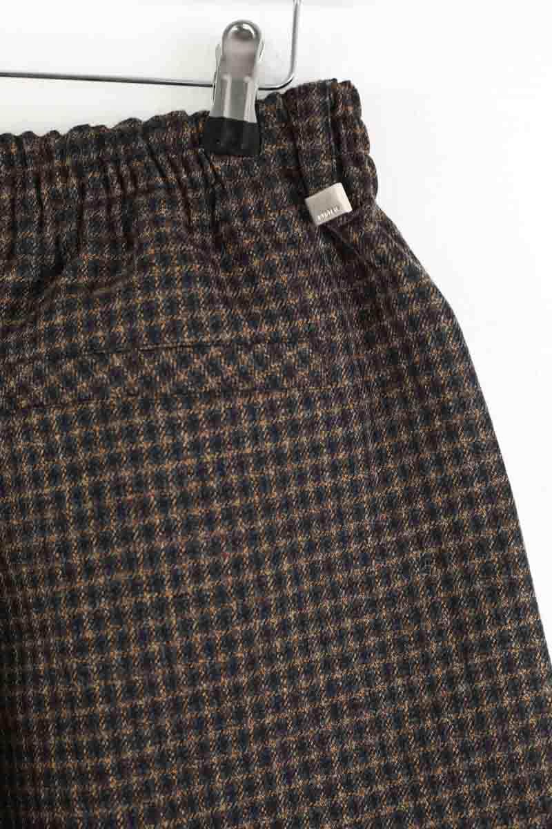 Mini short System Noir en Laine
