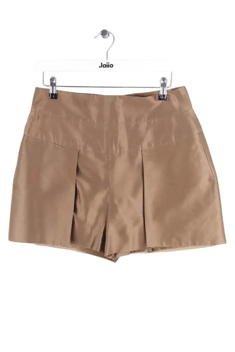 Mini short Tara Jarmon Kaki en Coton, taille M - Seconde Main