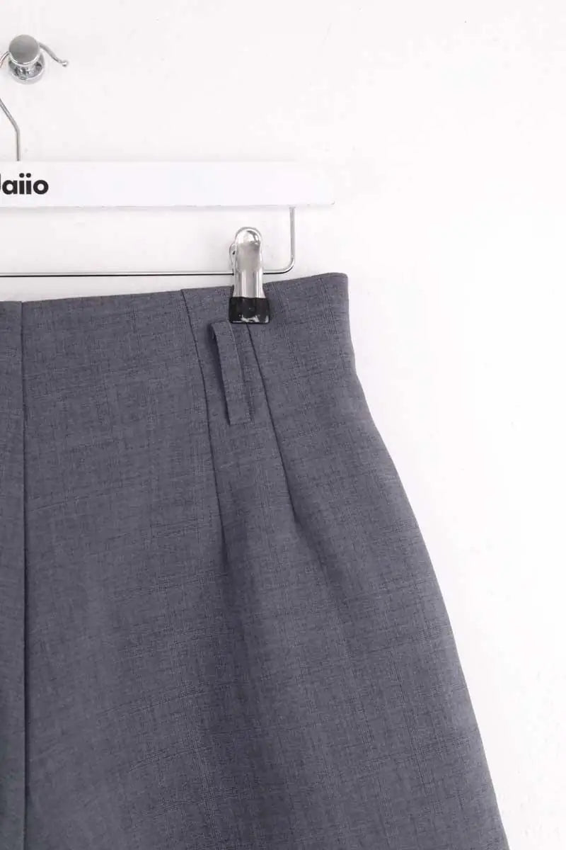 Mini short The Frankie Shop Gris en Synthétique