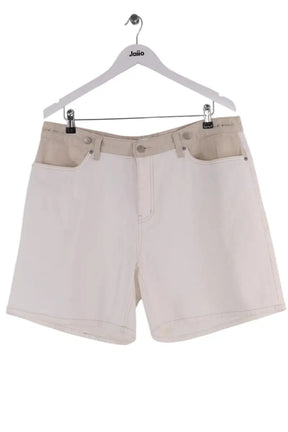 Mini short The Frankie Shop HAYLA Blanc en Coton, taille XXL - Seconde Main