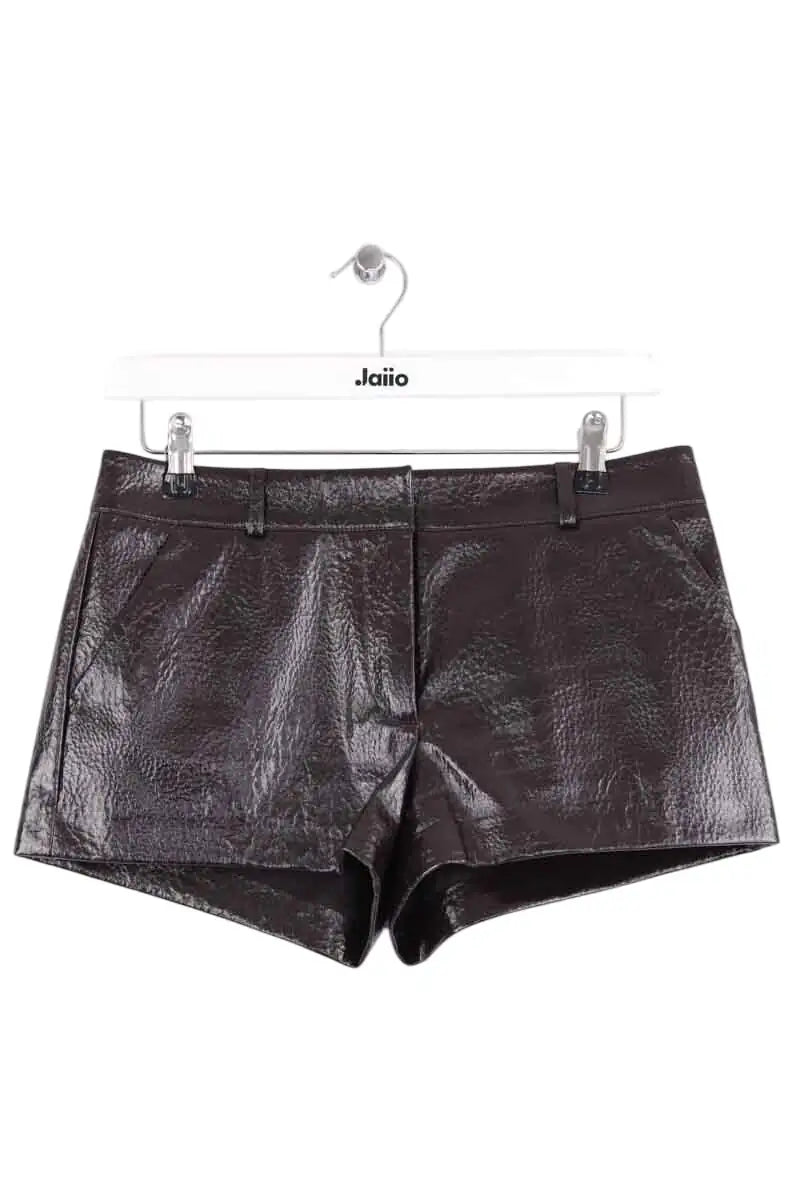 Mini short The Frankie Shop Marron en Synthétique, taille S - Seconde Main