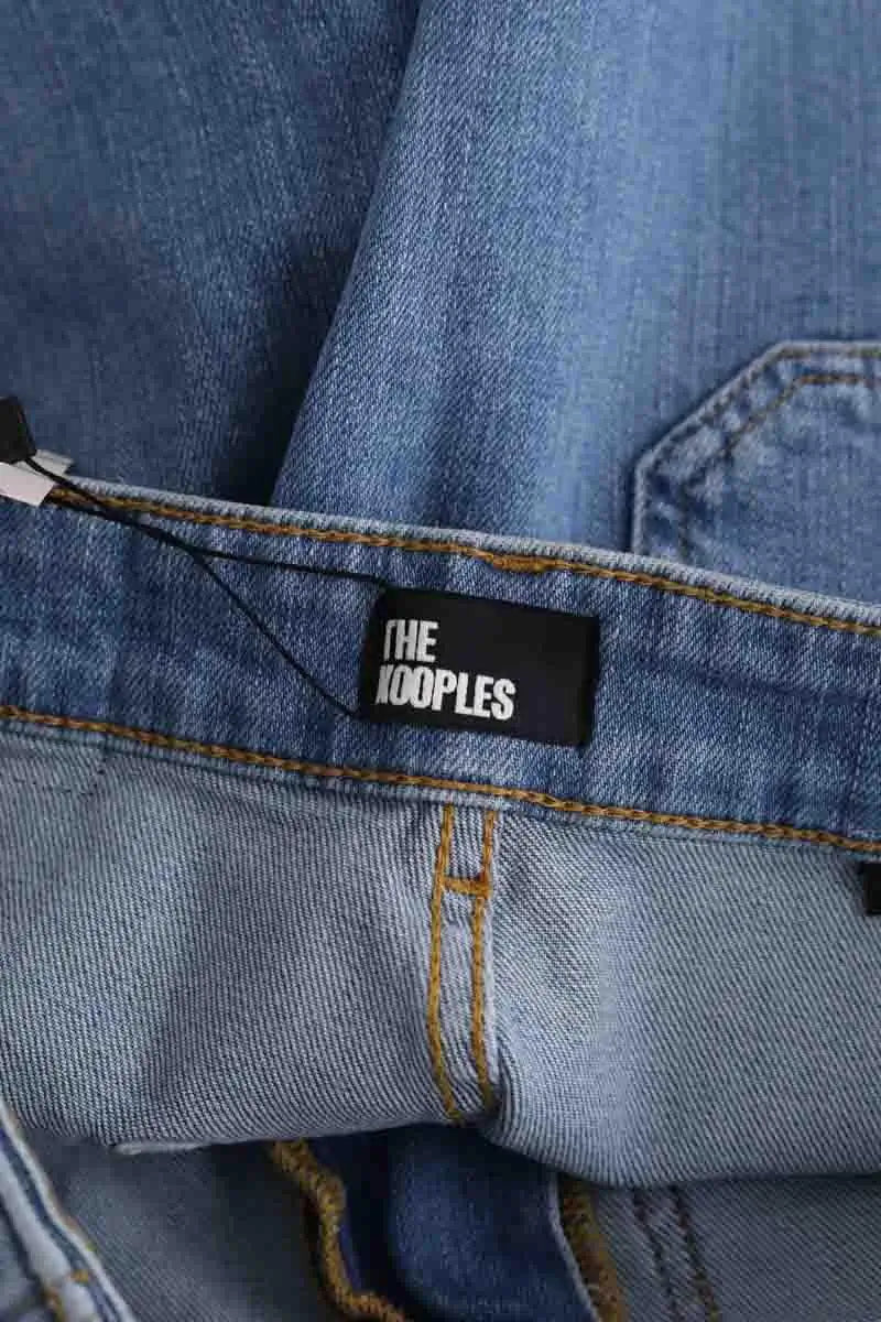 Mini short The Kooples Bleu en Coton
