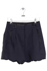 Mini short The Kooples Noir en Laine, taille XS - Seconde Main