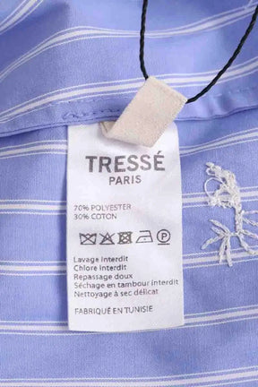 Mini short Tresse Bleu en Synthétique