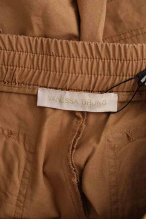Mini short Vanessa Bruno Camel en Coton