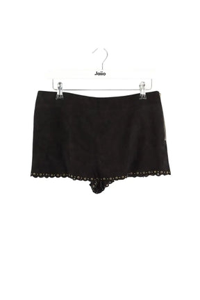 Mini short Vanessa Bruno Noir en Daim, taille S - Seconde Main