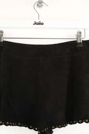 Mini short Vanessa Bruno Noir en Daim