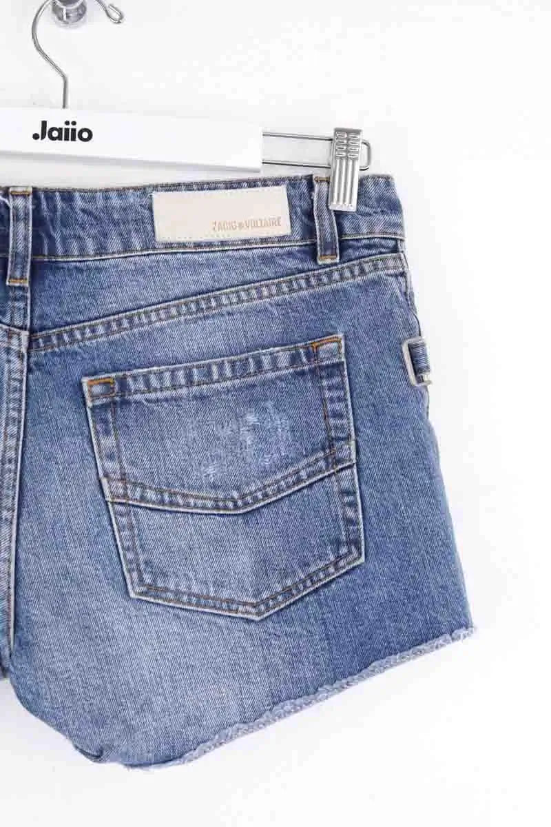 Mini short Zadig & Voltaire Bleu en Coton