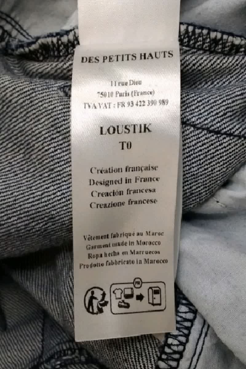 Combinaison Des Petits Hauts  Bleu