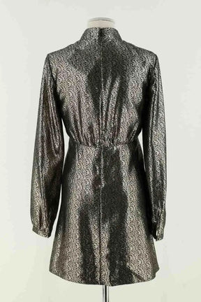 Robe Saint Laurent Doré en Viscose