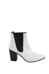 Boots Saint Laurent West Chelsea Blanc