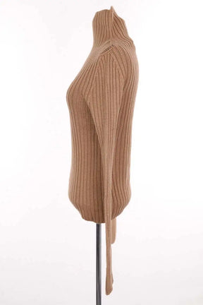 Pull Sportmax Camel en Laine