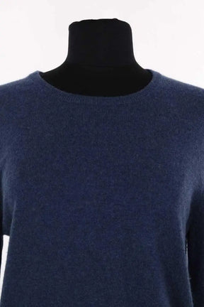 Pull Eric Bompard Bleu en Cachemire