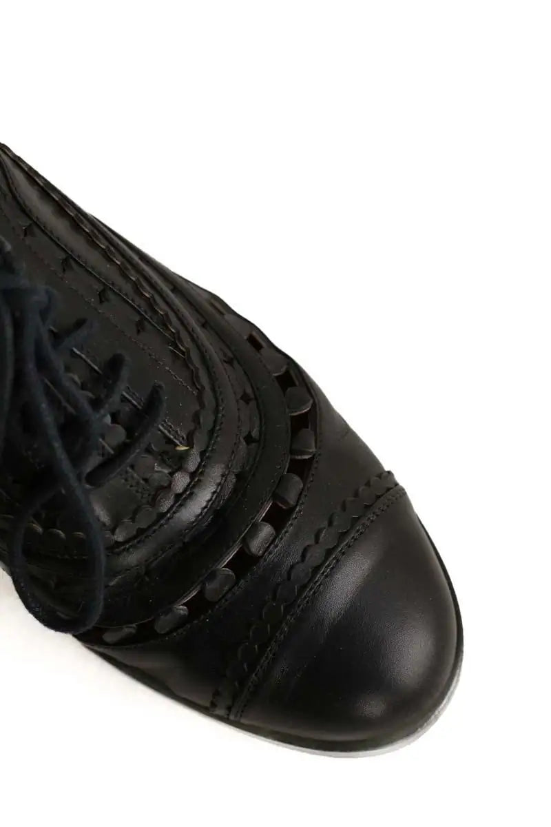 Mocassins Alaïa Noir en Cuir