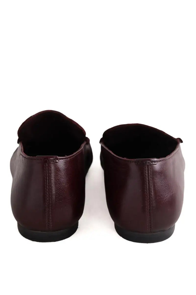 Mocassins Alohas Bordeaux en Cuir