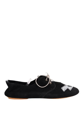 Mocassins Anniel Noir en Daim, taille 36 - Seconde Main