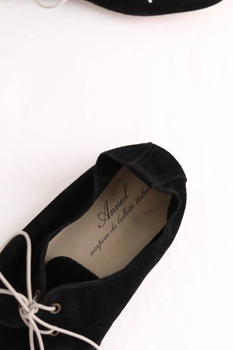 Mocassins Anniel Noir en Daim