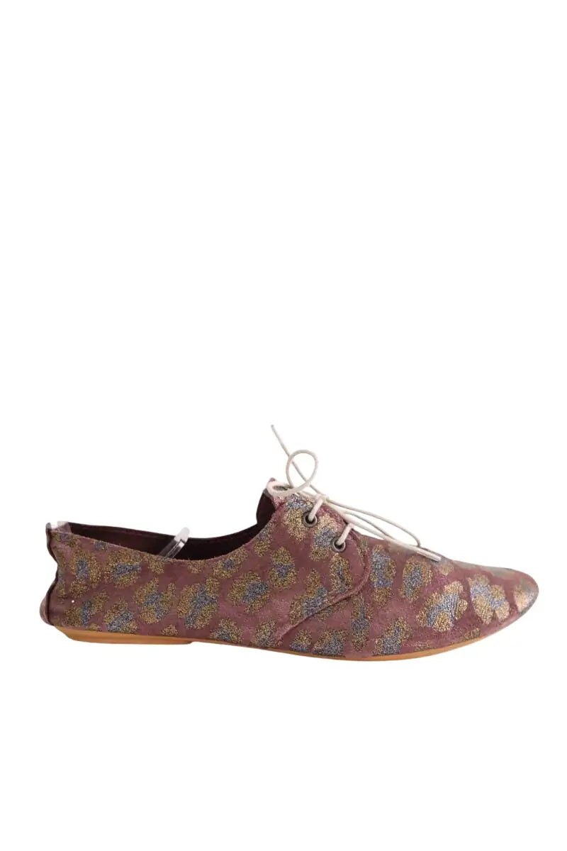 Mocassins Anniel Violet en Tissu, taille 36 - Seconde Main