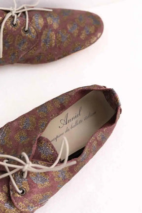 Mocassins Anniel Violet en Tissu
