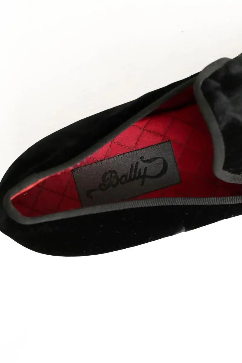 Mocassins Bally Noir en Velours