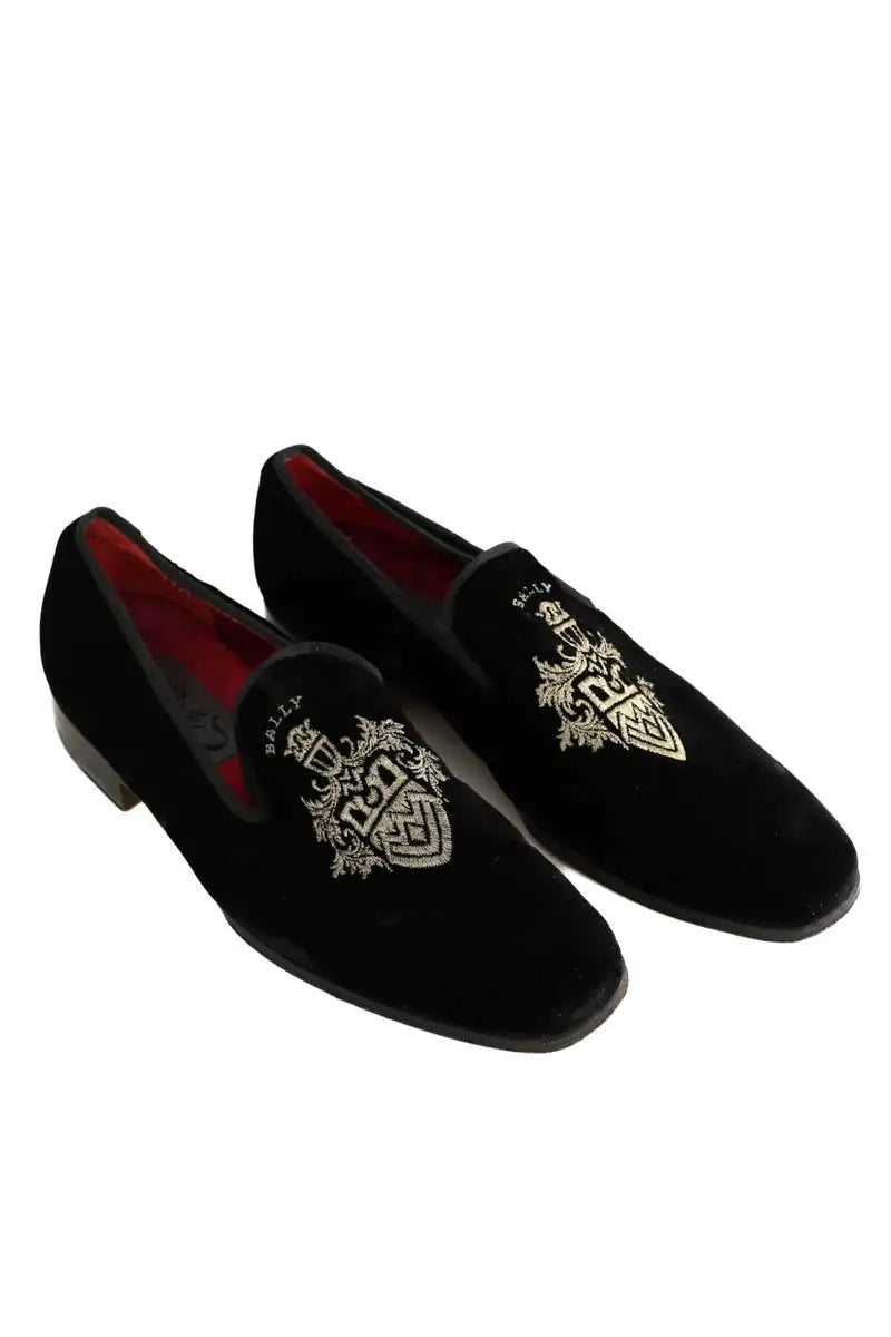 Mocassins Bally Noir en Velours