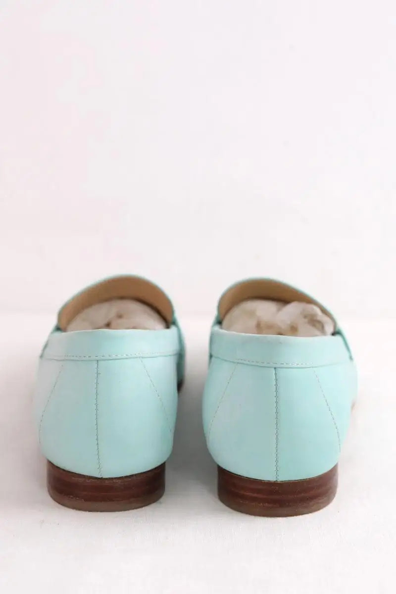 Mocassins bobbies  la pipelette bora-bora nubuck Bleu en Daim
