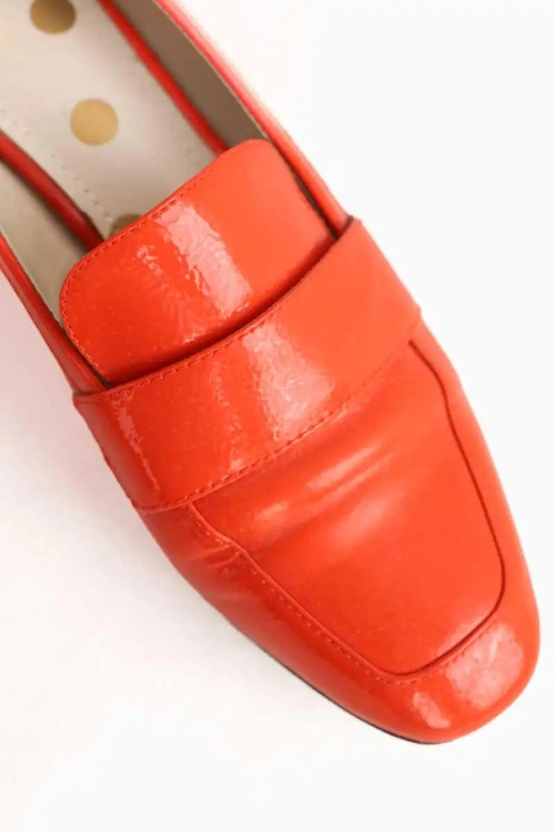 Mocassins Boden Orange en Cuir