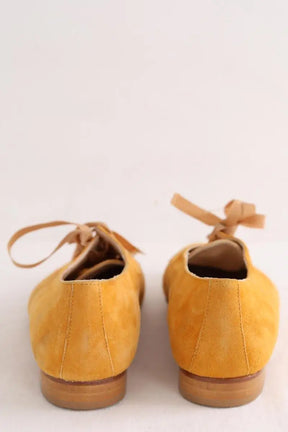 Mocassins Carel Jaune en Daim
