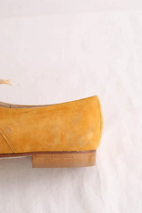 Mocassins Carel Jaune en Daim